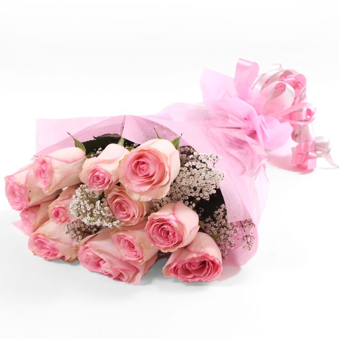 Send Pink Imported Flowers online