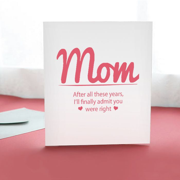 Love You Mom Card